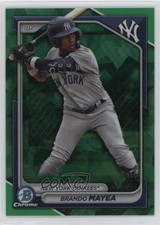 2024 Bowman Sapphire Chrome Prospects Green /99 Brandon Mayea Brando 0n5z