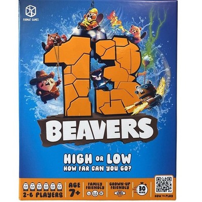 13 Biber - Lustiges Familien Brettspiel für Kinder & Erwachsene - 2-6 Spieler, ab 7+