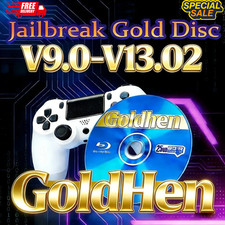 GoldHEN for PS4 Jailbreak Disc V9.0 12.52 Col...