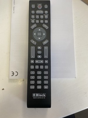 Block RC 100 Fernbedienung Remote Control, Schwarz   kompatibel mit Block