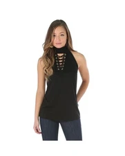 Wrangler Ladies' Black Western Fashion Tank Size Medium LWK809X