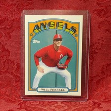 Topps 2015 Archives Will Ferrell Los Angeles Angels WF-3 Rookie Insert Card. rookie card picture