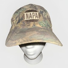 Napa Auto Parts Camo Hat Cap Strap back Youth Size Larry Csonka Signature Series