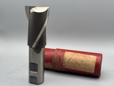 Quinco 1-3/8'' HSS End Mill 2-1/4'' LOC 1.00'' Weldon Shank 4-3/4'' OAL #47583