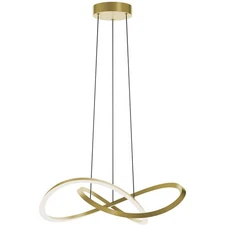 AFX Inc. CLSP24LAJUDLB Celeste Pendant Light Antique Brass