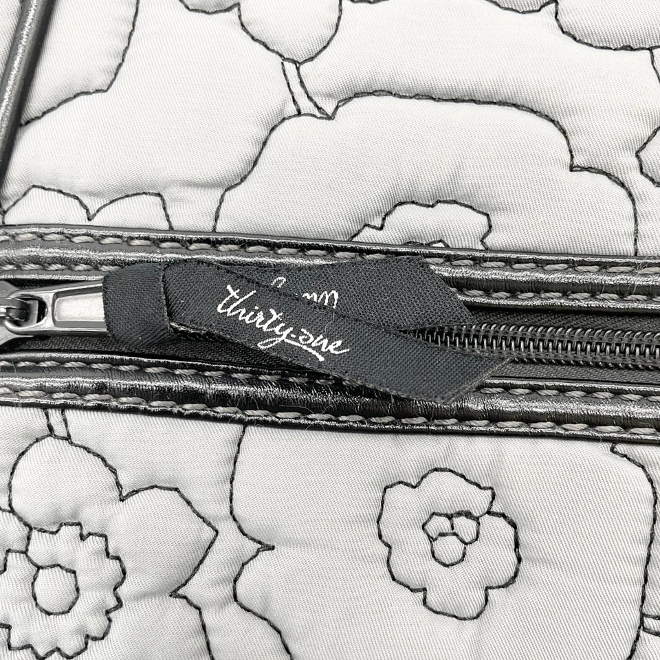 Bolso Bandolera Thirty-One Mujer Amapola Acolchado Floral Viaje Diario Cottagecore Foto 3 de 4