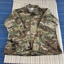 US Military Coat Mens XL Green OCP Camo Army Combat ACU Uniform