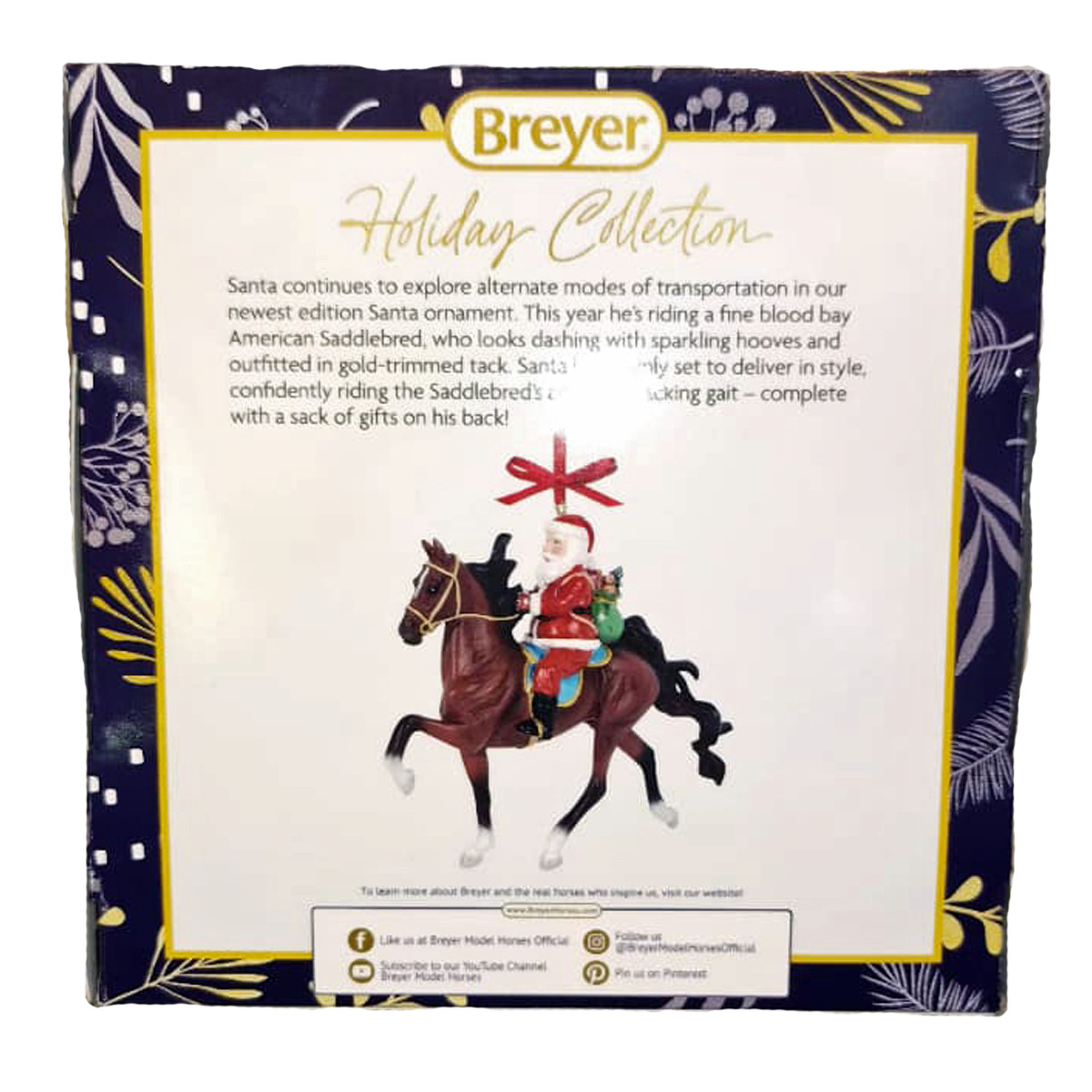 Breyer Horses Holiday Collection 2025 - "Showman Santa"