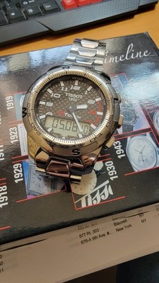 Tissot T-Touch Black Carbon Men's Watch - T047.420.44.207.00