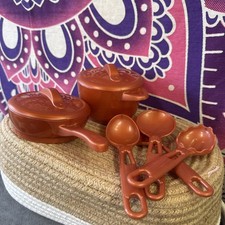 Step 2 Pretend Play Kitchen Replacement Dishes Copper Pot  Pan With Utensils