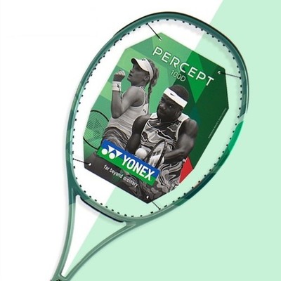 Yonex 2023 PERCEPT 100D Olive Green Tennis Racket 100sq 305g G2