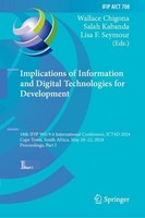 Implications Of Information And Digital Technologies For Development Wallace Chi