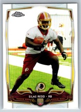Silas Redd 2014 Topps Chrome #194 Washington Redskins Refractor RC See Photos