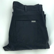 Eddie Bauer Convertible Tech Pant Mens 38x31 Black Hiking Travel Outdoors Light