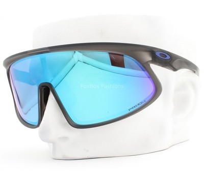 Oakley RSLV Sunglasses Matte Gray Smoke Prizm Sapphire OO9484D-0349 with Case