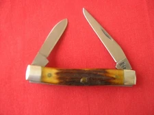 CASE XX  52033 SSP 2 BLADE STAG HANDLES 1986 KNIFE