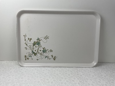 Princess House White Blossom Melamin Tablett guter Zustand selten