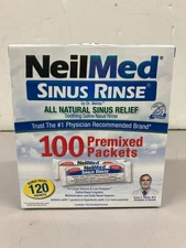 NeilMed Sinus Rinse All Natural Relief 100 Premixed Packets All-Natural - Sealed