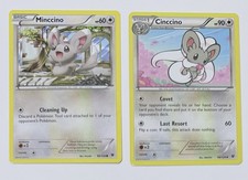 Fates Collide - Minccino - 86/124 & Cinccino - 88/124 - X/Y Evolution Set