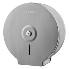Commercial Jumbo Toilet Paper Dispenser, Wall Mount Stainless Steel 9 Inch Roll