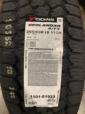1 New 265 60 18 Yokohama Geolandar A/T4 All Terrain Tire