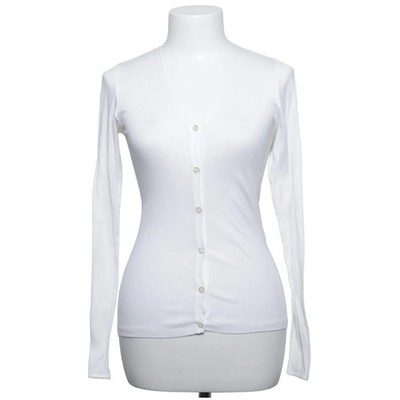 Vanessabruno, Strickjacke, Damen, Größe: S, Weiß, Baumwolle, Einfarbig #HWE