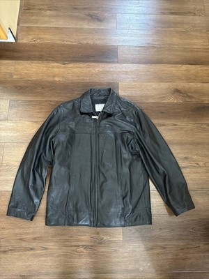 Vintage Wilson's Leather M. Julian Black Leather Jacket Coat Size Small EUC