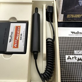 Vectrex Light Pen 1983Complete with Art Master Cartridge
