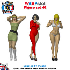 Figure Set 46 - 1/32 scale, Figures 213, 214 & 216, scenery, Unpainted.