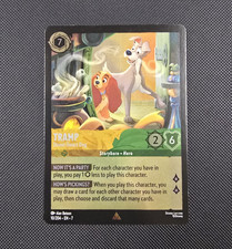Disney Lorcana TCG Tramp - Street-Smart Dog 10/204 Enchanted Holo