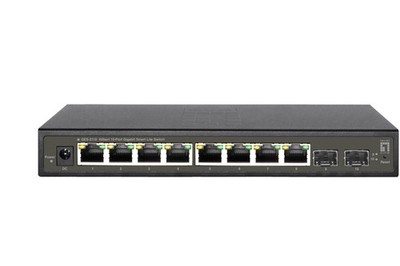 LevelOne GES-2110 Hilbert 10-Port Gigabit Smart  Lite Switch, 8 X Rj45, 2 Sf ~E~
