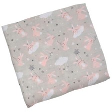 Stephen Joseph Muslin Swaddle Blanket 100 Cotton Baby Girls Boys, 47"x47"