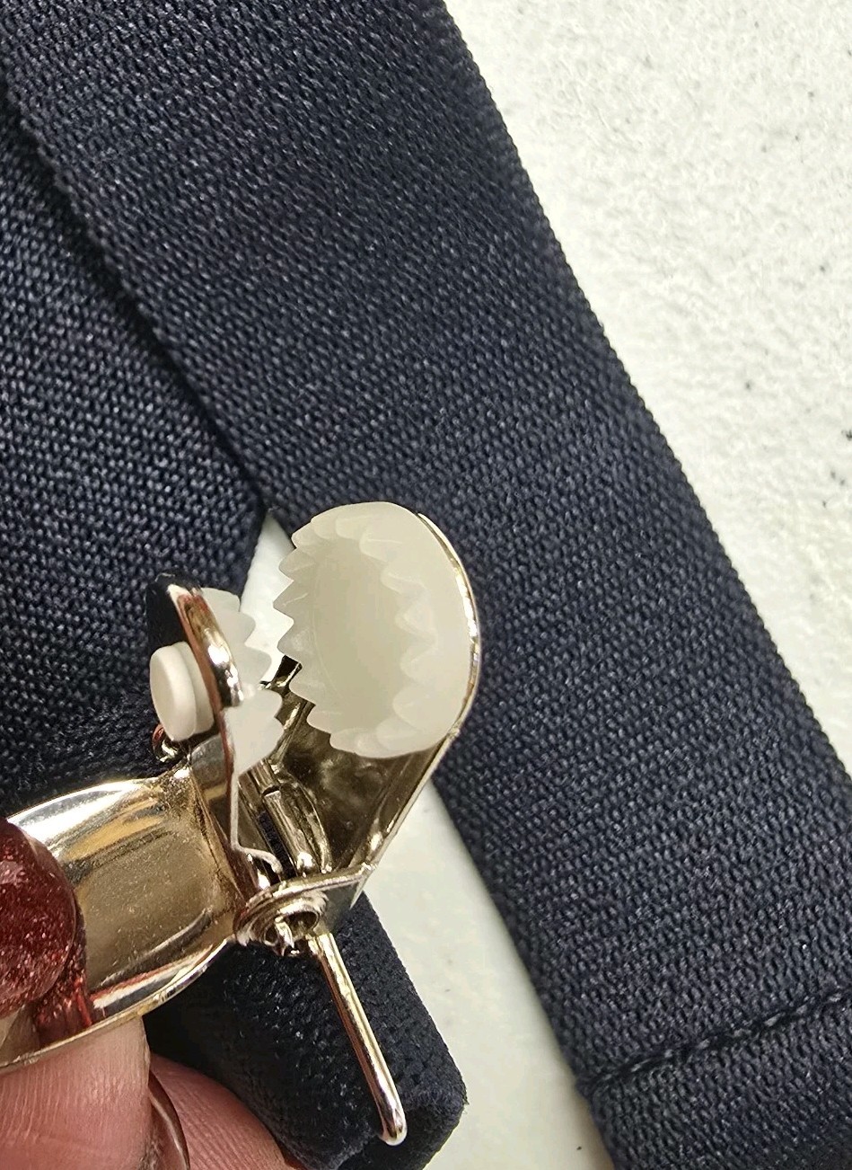 2 Adjustable 1 Red 1 Blue Basic Clip End Suspende… - image 7