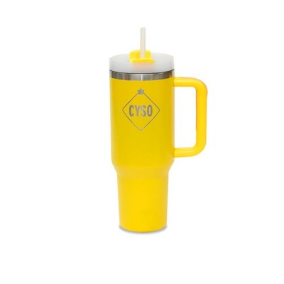 CYSO 40oz Stainless Steel Tumbler   Elegant Style & Spectacular Colors