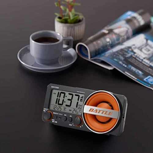 RHYTHM loud alarm clock, radio controlled clock, 1,000 patterns, electronic soun - Image 3 of 4