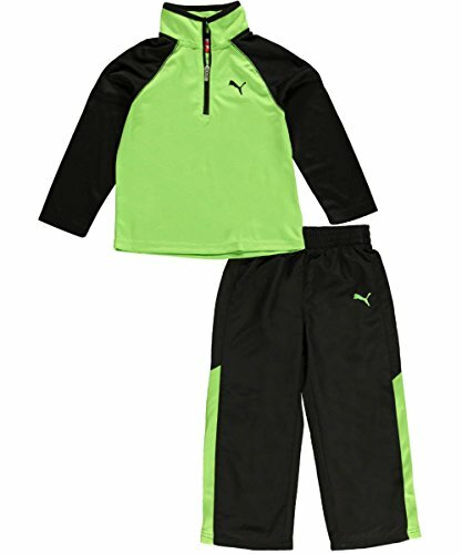 Комплект из 2 предметов Puma Kids Speeding Glow - Жасминово-зеленый