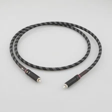 75 Ohm HiFi RCA Cable Silver Plated Audio HD Digital Coaxial Interconnect Cord