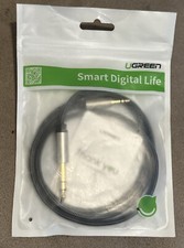 Ugreen 1/8  to 1/4  Male Stereo Plug Cable M 3.5mm - 6.35mm Jack Audio Cord NEW