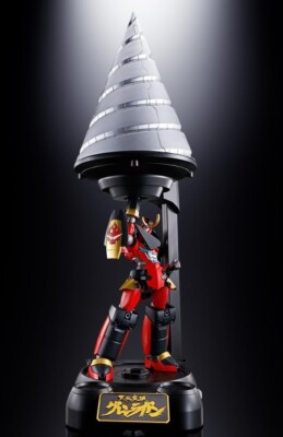 Soul of Chogokin GX-107 Gurren Lagann and Giga Drill Set Action