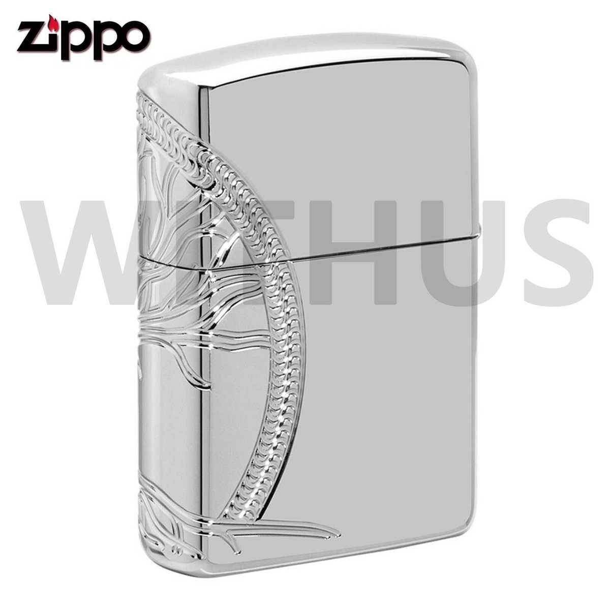 Zippo Sterling Silver Tree of Life Design Lighter 49552 New In Box