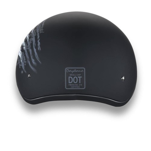 Daytona Helmets M/C Daytona Skull CAP Open Face DOT Approved Motorcycle Helmet - Picture 7 of 45