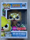 Funko Pop! Plus Super Sonic With Emeralds #1059 Flocked Target Exclusive w/ Box