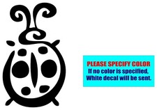 Ladybug 082 Vinyl decal sticker Graphic Die Cut Car Truck Window Bumper 12"
