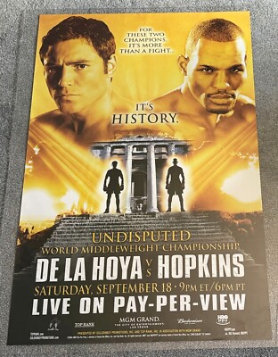 ボクシングポスター 　Gボーイ　オスカーデラホーヤVSフェルナンドバルガス Vintage Original Oscar de la Hoya vs. Fernando Vargas Boxing Fight