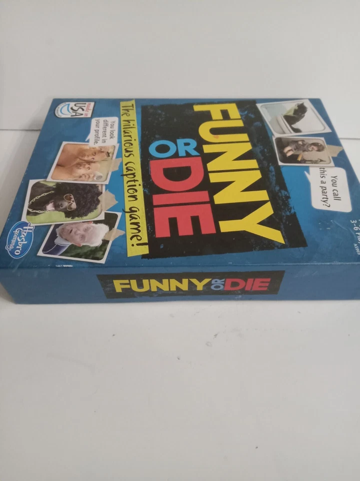 Hasbro Funny Or Die The Hilarious Caption Game Age 13+ 3-6 Players 100% Complete - Image 4 of 4