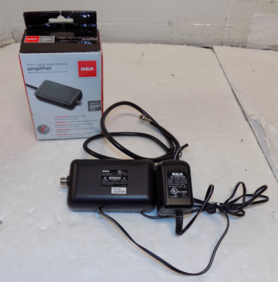 RCA Indoor Digital TV Antenna Signal Amplifier Model AMP1450F