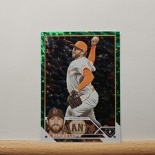 2023 Topps Series 1 Baseball Dominic Leone base GREEN ICE foil 056/499 # 180