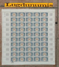 Planche Timbre N° 1529 50 Timbres 1967 60 C. 9è Congrès Inter de Comptabilité