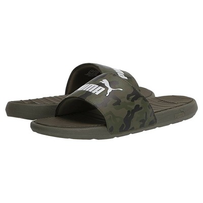 NWT PUMA Authentic Men's Cool Cat Camo Green Summer Slides Sandals Size 12 192340697146 | eBay