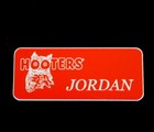 Hooters Uniform Jordan Name  Tag Pin Back Dress Up Role Play Costume Accessory — photo 2